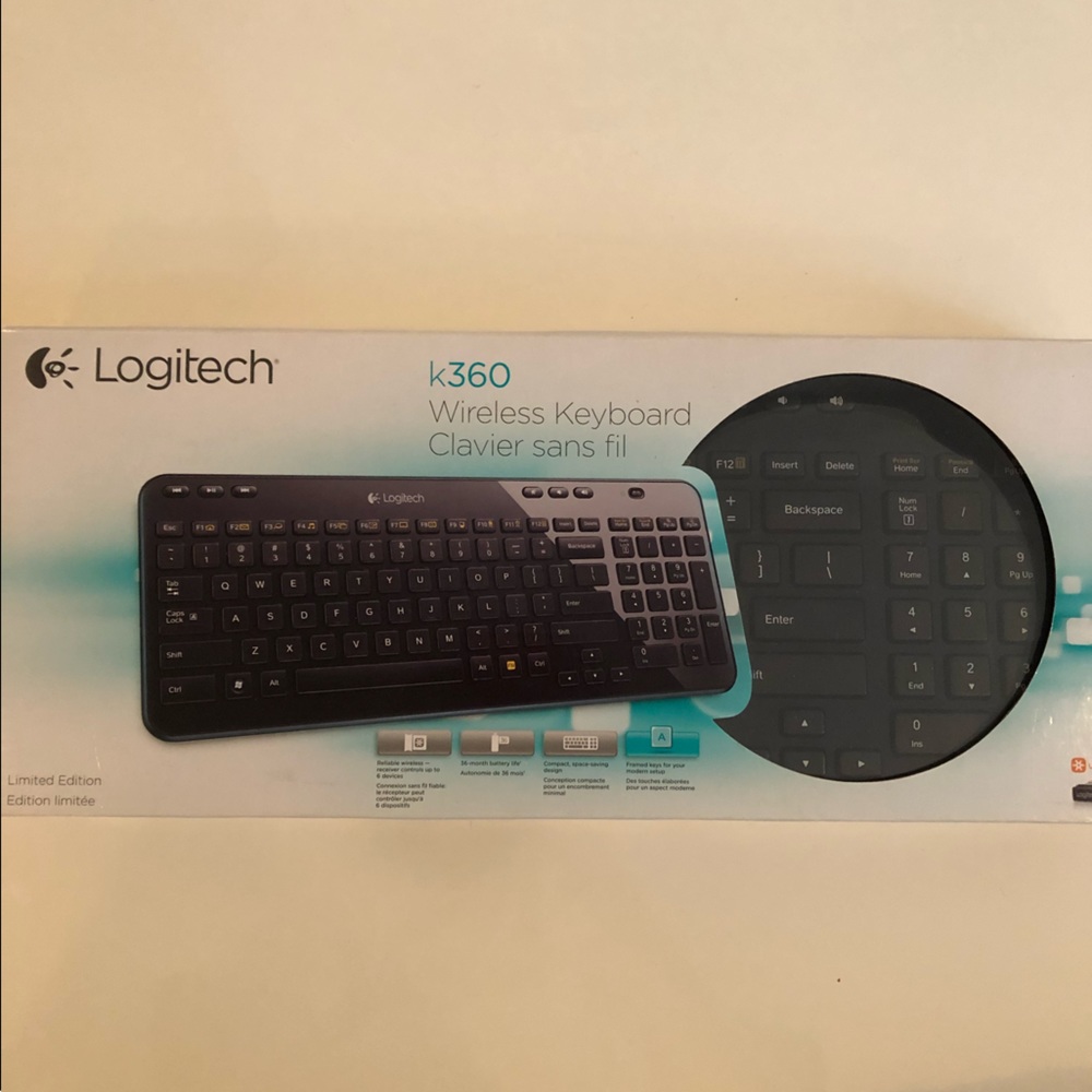 Logitech k360 wireless keyboard